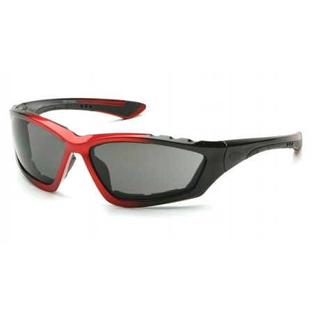 Pyramex - Accurist - Black/Red Padded Frame/Gray Anti-Fog Lens SBR8720DTP